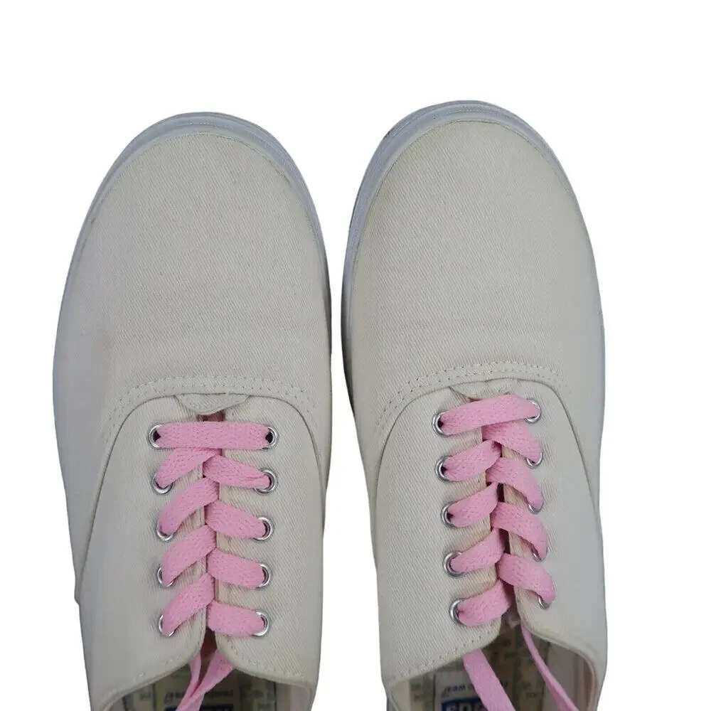 Keds Shoes Womens 9 Sneakers Casual Canvas Trainers Classic White Active Comfort